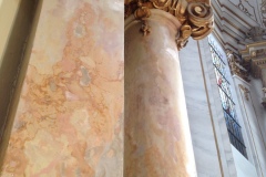 marble imitation painting