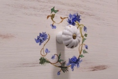 Hand-painted furniture, hand painted flowers